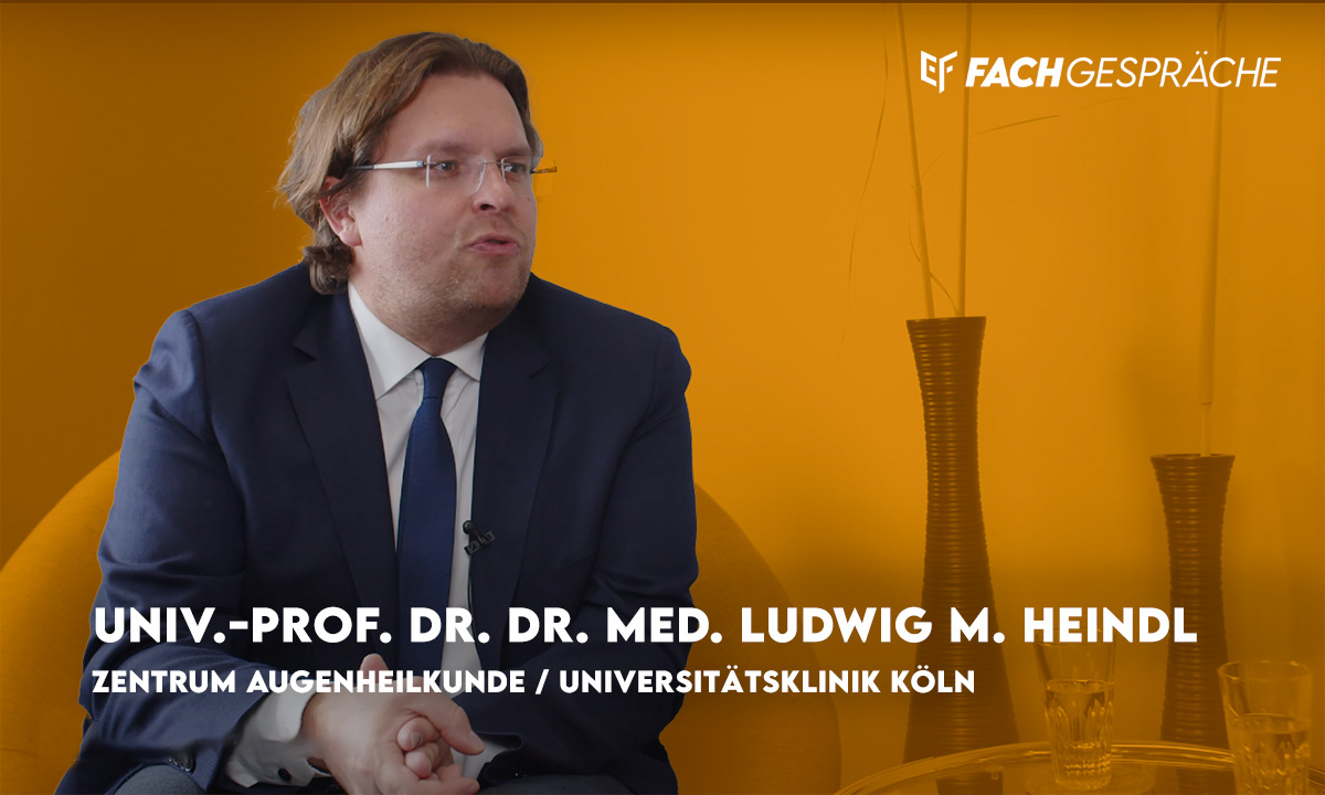Jetzt in der Mediathek: Fachgespräch mit Prof. Ludwig M. Heindl zu Tränenwegstenosen und Tumoren im Lidbereich