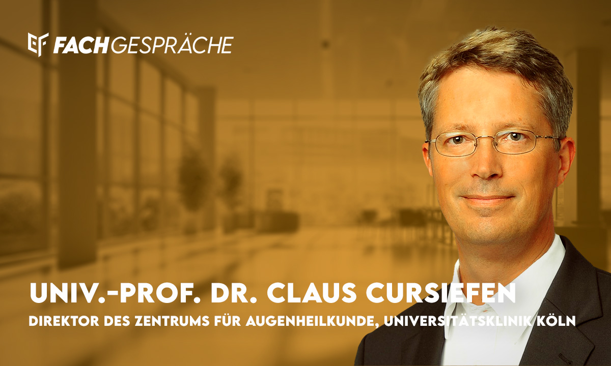 Keratoplastik & Keratoprothesen – Fachgespräch mit Prof. Claus Cursiefen neu in der EYEFOX Mediathek