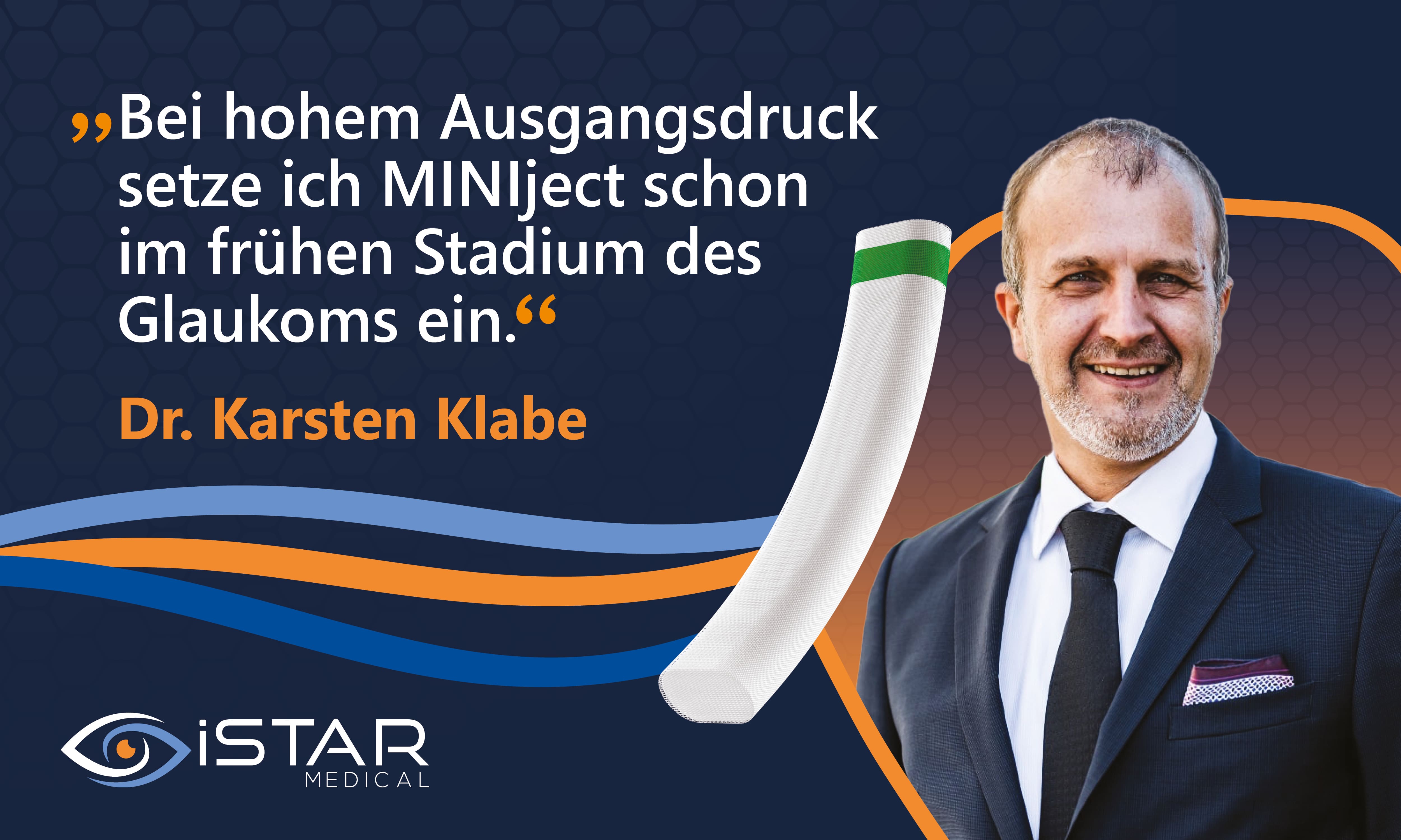 Supraziliäre MIGS auf der DOG: iSTAR MINIject®