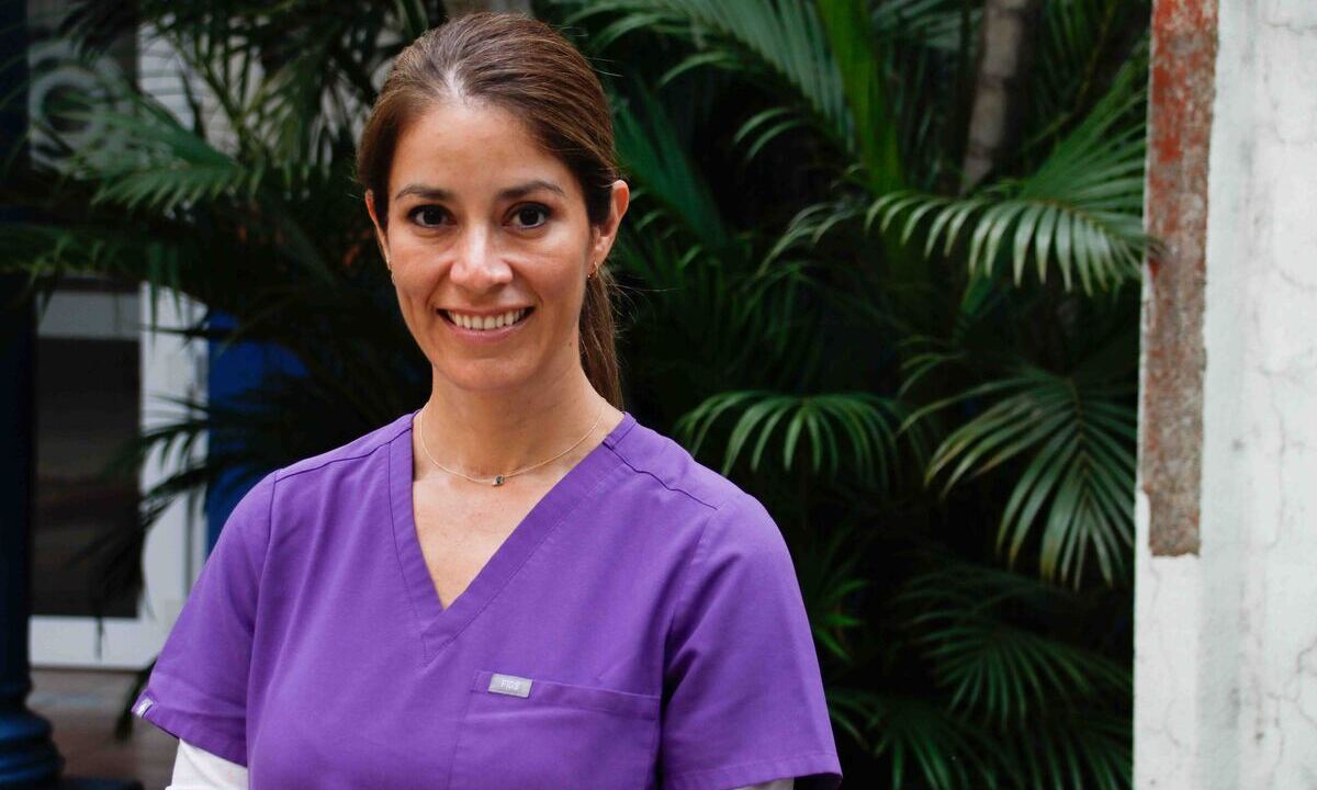 Dr. Ana Lucía Asturias: Kinderaugenärztin, Koordinatorin des Frühgeborenen-Retinopathie-Programms © EKFS/Simone Utler