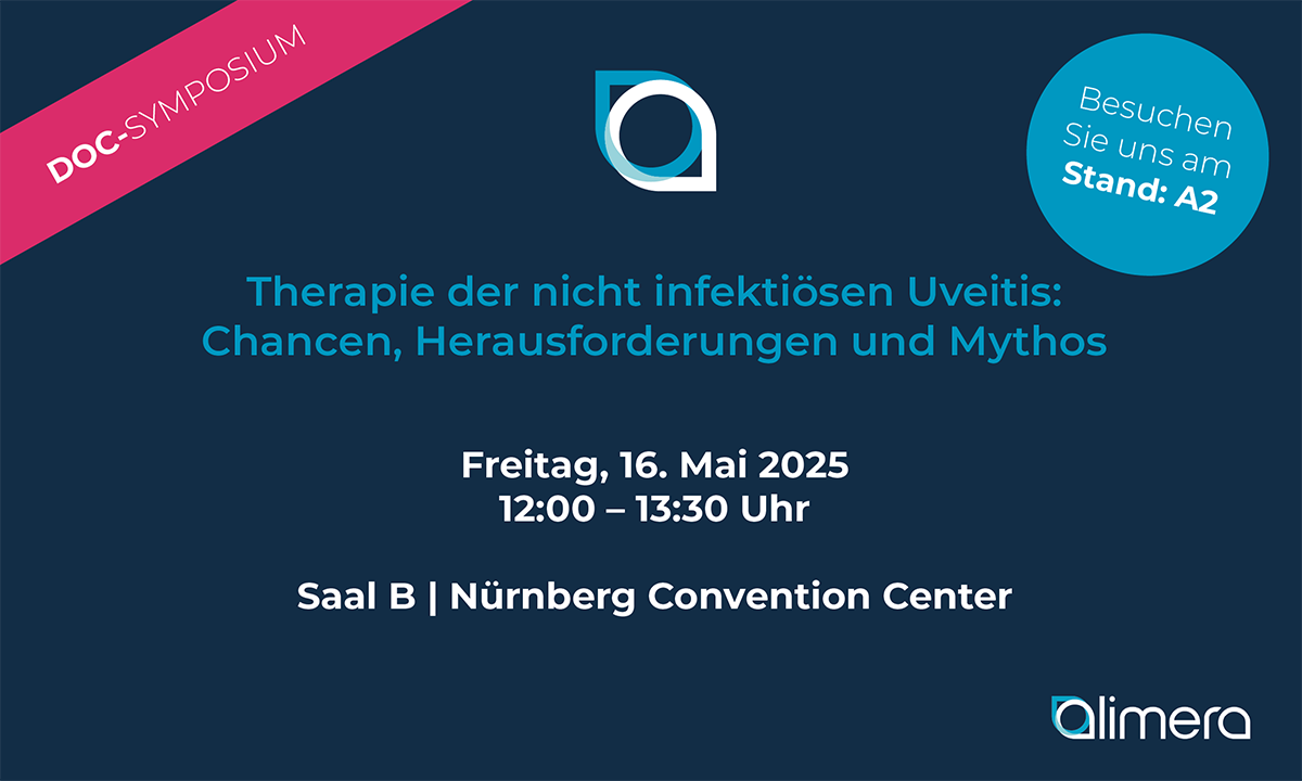 Lunch-Symposium im Rahmen der DOC 2025: Therapie der nicht infektiösen Uveitis – Chancen, Herausforderungen und Mythos