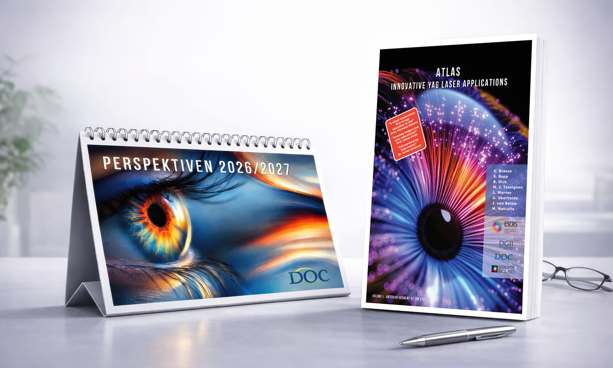 Zwischen Kunst und Klinik: Der Kalender „Perspektiven 26/27“ auf der DOC