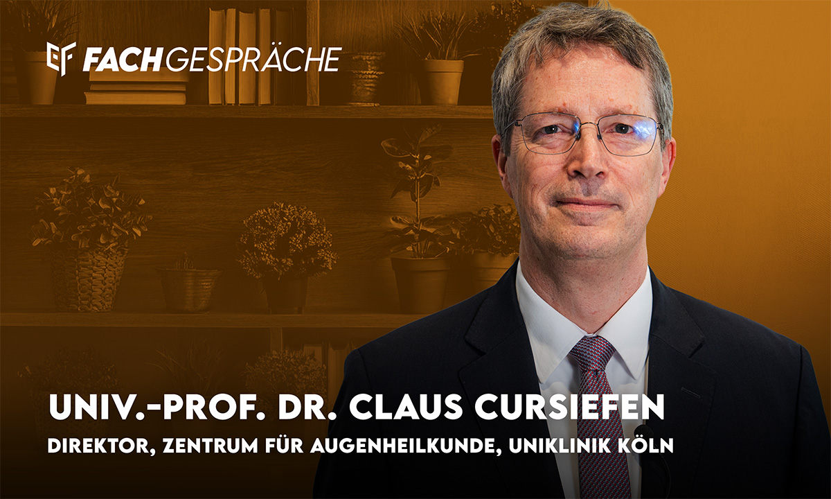 40. DGII-Kongress: Univ.-Prof. Claus Cursiefen zieht Bilanz