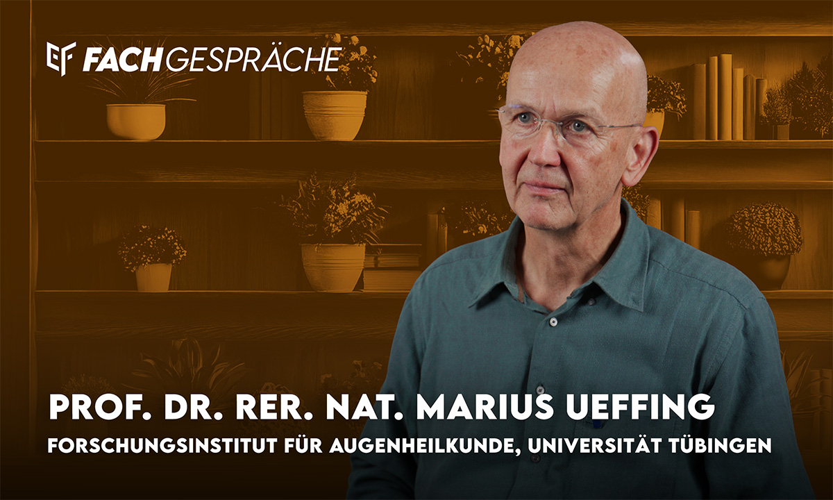 Forschungsprojekte zur Diagnostik und Therapie degenerativer Netzhauterkrankungen – Neues Fachgespräch mit Prof. Marius Ueffing