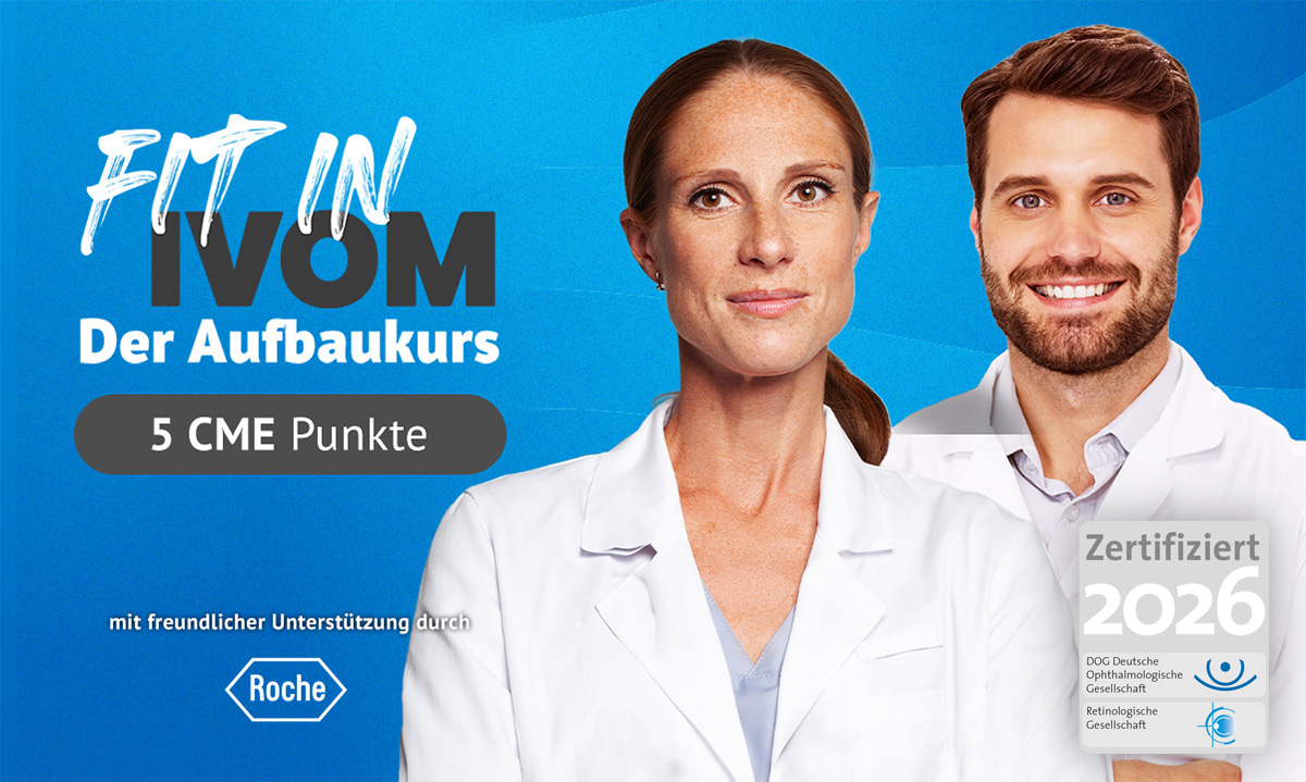 FIT IN IVOM. Der neue Aufbaukurs in der Eyefox Webakademie. Jetzt DOG-zertifiziert!