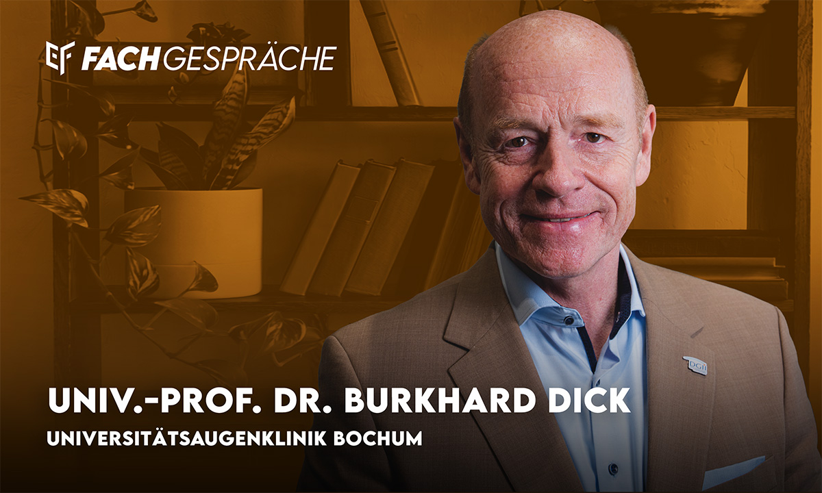Innovative Laserverfahren bei Katarakt und Glaukom – Prof. Burkhard Dick im Interview