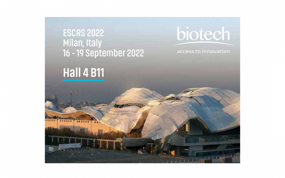 40. ESCRS Kongress in Mailand - Biotech Healthcare freut sich auf Sie