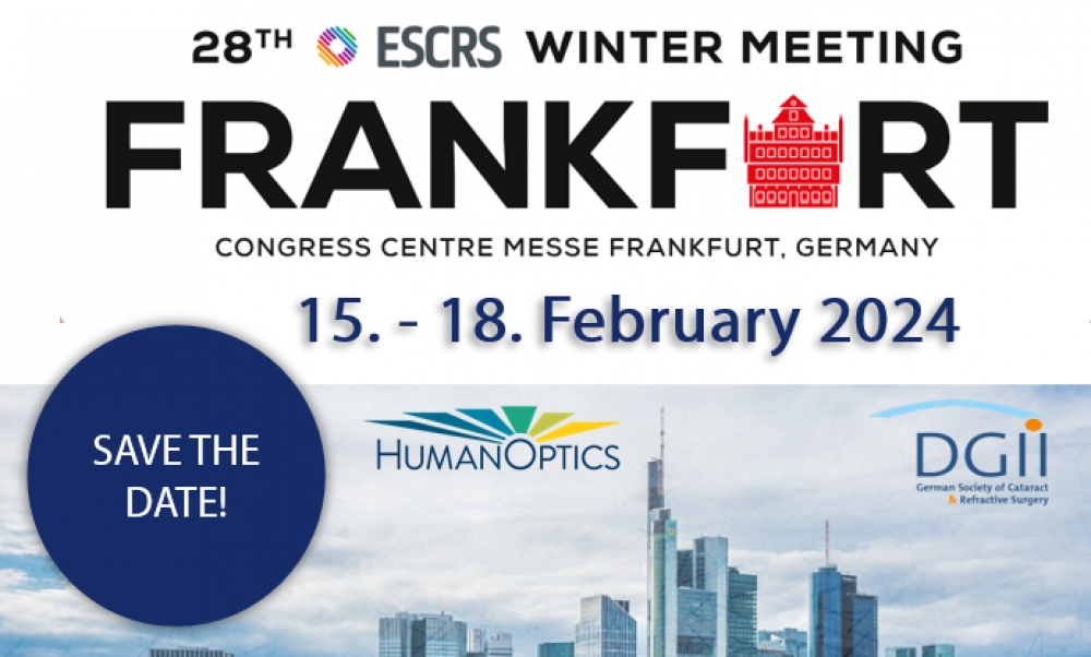 HumanOptics auf dem ESCRS Winter Meeting/DGII 2024 in Deutschland!