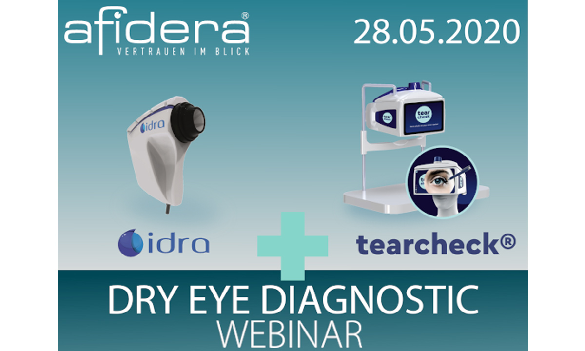 Dry Eye Diagnostic - Live Webinar hier geht´s zur Anmeldung